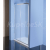 Polysan EASY LINE sprchové dvere do niky 1100 mm, BRICK/leštený Hliník