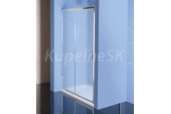Polysan EASY LINE sprchové dvere do niky 1100 mm, BRICK/leštený Hliník