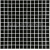Ezarri LISA plato sklenenej mozaiky 2,5x2,5cm, black