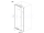 Aqualine AMICO sprchové dvere pivotové 820-1000x1850 mm,Číre sklo,rám Biely