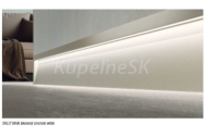 PROFILPAS Prolight Hliníková soklová LED lišta, 2,7m, Metal Line S - XL Design SKL/2