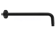 Sapho Sprchové ramienko guľaté, 400mm, čierna matná
