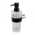 Nimco NAVA IXI dávkovač tekutého mydla chróm čierna matná, pump.mosadz čier, NA 28031W-T-b