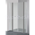 Arttec COMFORT F1 Sprchové lietacie dvere do niky 103-108 x 195 cm,sklo Číre,rám Chróm