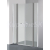 Arttec COMFORT F18 Sprchové lietacie dvere do niky 138 - 143 x 195 cm,sklo Grape,rám Chróm