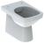 Geberit Selnova Square WC misa Rimfree, Univerzálny odpad, 530x355mm, Uzavretý tvar, Biele