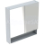 Geberit Selnova Square Zrkadlová skrinka, 850x788x175mm, 2 dvierka, lesklá biela