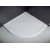 Hopa AXIM Štvrťkruhová sprchová vanička akrylátová 80x80x4,5cm, R550, Biela