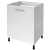 Aqualine TERNO spodná skrinka pod drez s 1 dvierkami, 60x72x52 cm, biela lesk
