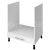 Aqualine TERNO spodná skrinka pre vstavanú rúru 60x72x52 cm, biela lesk