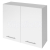 Aqualine TERNO skrinka horná s 2 dvierkami, 80x72x30 cm, biela lesk