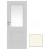 set DRE Interiérové dvere BINITO 110 striekané akryl UV lak Ecru+zárubeň a kľučka Wega