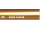 Celox Ukončovací profil oblý otvorený, AL-Zlatý Lesklý, 10 mm