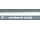Celox Ukončovací profil oblý otvorený, AL-Strieborný Lesklý, 10 mm