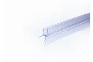 Aquatek 4-S6 Tesnenie pre sprchový kút, spodné, hrúbka skla 6mm, dĺžka 2000mm, 2x1m