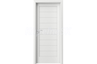 PORTA Doors SET Rámové dvere VERTE HOME C.0 plné, fólia Biela + zárubeň