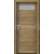 PORTA Doors SET Rámové dvere VERTE HOME C.1 so sklom, 3D fólia Agát medový + zárubeň