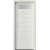 PORTA Doors SET Rámové dvere VERTE HOME C.1 so sklom, 3D fólia Wenge white + zárubeň