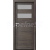 PORTA Doors SET Rámové dvere VERTE HOME C.2 so sklom, 3D fólia Dub tmavý + zárubeň