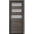 PORTA Doors SET Rámové dvere VERTE HOME C.3 so sklom, 3D fólia Dub tmavý + zárubeň