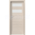 PORTA Doors SET Rámové dvere VERTE HOME C.2 so sklom, fólia Orech bielený + zárubeň