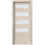 PORTA Doors SET Rámové dvere VERTE HOME C.4 so sklom, fólia Orech bielený + zárubeň