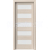 PORTA Doors SET Rámové dvere VERTE HOME C.5 so sklom, fólia Orech bielený + zárubeň