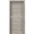 PORTA Doors SET Rámové dvere VERTE HOME D.0 plné, 3D fólia Agát strieborný + zárubeň