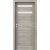 PORTA Doors SET Rámové dvere VERTE HOME D.2 so sklom, 3D fólia Agát strieborný + zárubeň