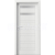 PORTA Doors SET Rámové dvere VERTE HOME D.2 so sklom, fólia Biela + zárubeň