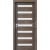 PORTA Doors SET Rámové dvere VERTE HOME D.7 so sklom, 3D fólia Dub šarlátový + zárubeň
