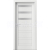 PORTA Doors SET Rámové dvere VERTE HOME D.3 so sklom, fólia Biela + zárubeň