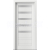 PORTA Doors SET Rámové dvere VERTE HOME D.5 so sklom, fólia Biela + zárubeň