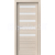 PORTA Doors SET Rámové dvere VERTE HOME D.5 so sklom, fólia Orech bielený + zárubeň