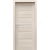 PORTA Doors SET Rámové dvere VERTE HOME H.0 plné, fólia Orech bielený + zárubeň