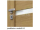 PORTA Doors SET Rámové dvere VERTE HOME H.1 so sklom, 3D fólia Agát medový + zárubeň