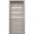 PORTA Doors SET Rámové dvere VERTE HOME H.3 so sklom, 3D fólia Agát strieborný + zárubeň
