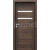 PORTA Doors SET Rámové dvere VERTE HOME H.2 so sklom, 3D fólia Dub šarlátový + zárubeň