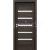PORTA Doors SET Rámové dvere VERTE HOME H.5 so sklom, 3D fólia Dub tmavý + zárubeň