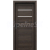 PORTA Doors SET Rámové dvere VERTE HOME J.2 so sklom, 3D fólia Dub tmavý + zárubeň