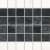 Rako VEIN obklad - mozaika set 30x30cm, 5x5cm, rektif.,bieločierna, lesk, WDM06133,  1.tr.