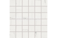 Rako VEIN obklad - mozaika set 30x30cm, 5x5cm, rektif., biela, matný, WDR06233, 1.tr.