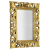 Sapho SAMBLUNG zrkadlo v ráme, 60x80cm, zlatá