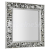 Sapho ZEEGRAS zrkadlo v ráme, 90x90cm, strieborná Antique