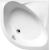 Polysan SELMA hlboká sprchová vanička štvrťkruhová 90x90x30cm, R550, biela s konštrukciu