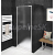 Gelco SIGMA SIMPLY sprchové dvere pivotové 780-820 mm,sklo Brick,rám Chróm