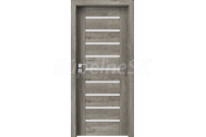PORTA Doors Set BEZFALCOVÉ dvere KONCEPT A9, sklo Matné, 3D fólia Dub Sibírsky + zárubňa