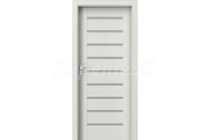 PORTA Doors Set BEZFALCOVÉ dvere KONCEPT A9, sklo Matné, 3D fólia Wenge White + zárubňa