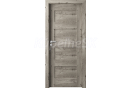 PORTA Doors Set BEZFALCOVÉ dvere VERTE PREMIUM A.0 Plné, 3Dfólia Dub Sibírsky+zárubeň