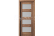 PORTA Doors Set BEZFALCOVÉ dvere VERTE PREMIUM A.4 skloMat, 3Dfólia Dub Kalifornia+zárubeň
